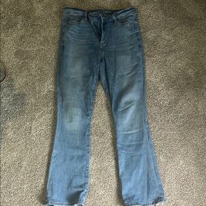 American Eagle High Rise Skinny Kick Size 10 Regular Women's Blue Jeans